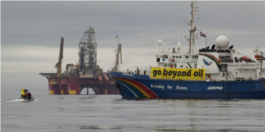 Greenpeace forages offshore